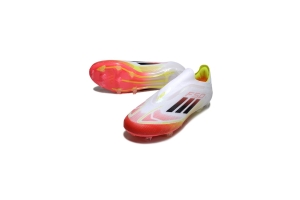 Australia Awsome adidas F50 Elite Laceless FG White Red Yellow 