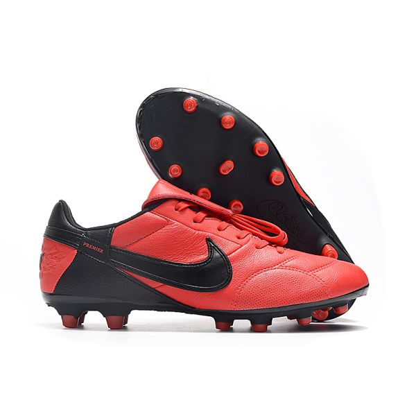 2022 Nike Premier III FG Football Boots University Red Black