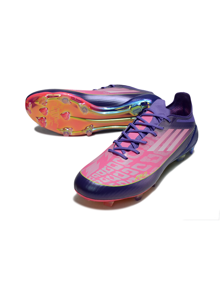 Adidas F50 Elite FG 'Yamal' - Purple White  Lucid Lemon