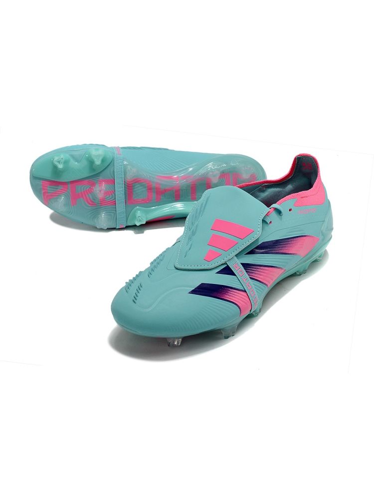 adidas Predator Elite Fold-over Tongue FG - Blue/Pink
