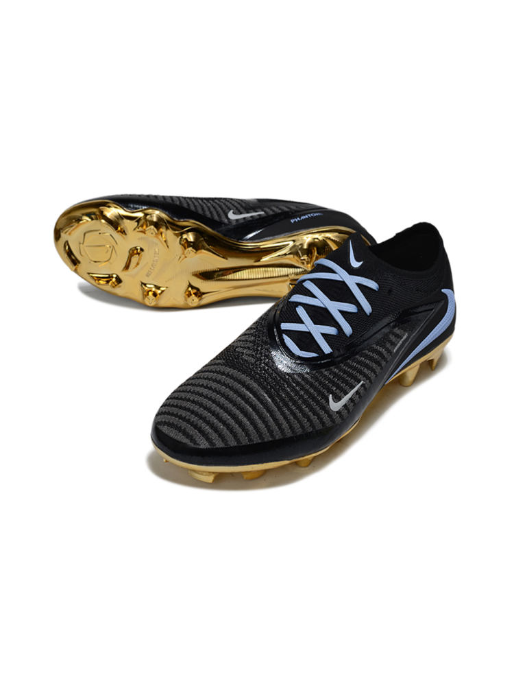Nike Phantom 6 Elite Low FG Black Blue Gold Metallic