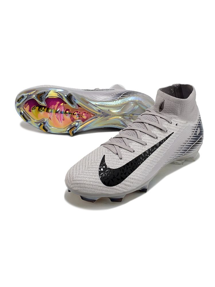 Nike Air Zoom Mercurial Superfly 10 Elite FG Grey Black