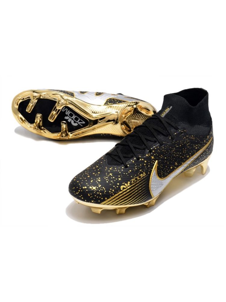Nike Air Zoom Mercurial Superfly 9 Elite FG Black Gold