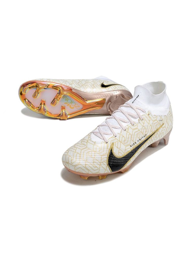 Nike Air Zoom Mercurial Superfly 9 Elite FG United Golden