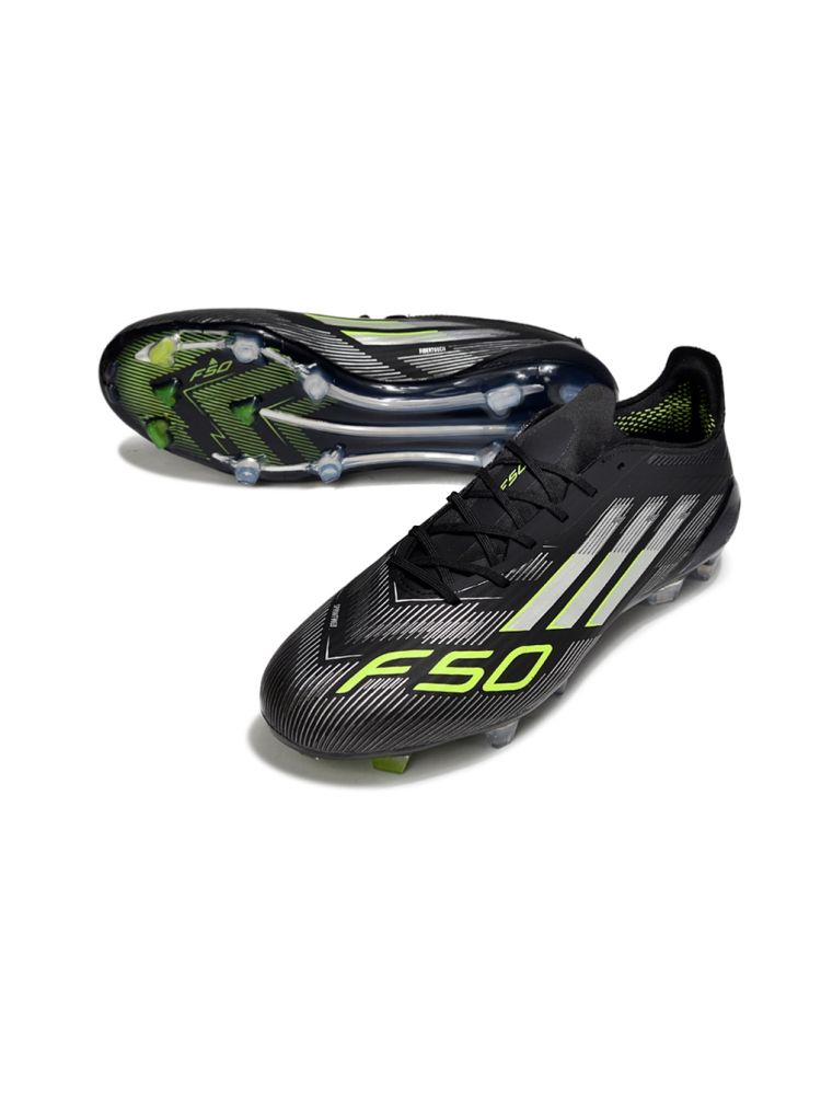 2025 adidas F50 Elite FG Black Silver Volt