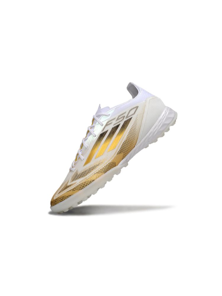 2025 adidas F50 PRO TF White Gold