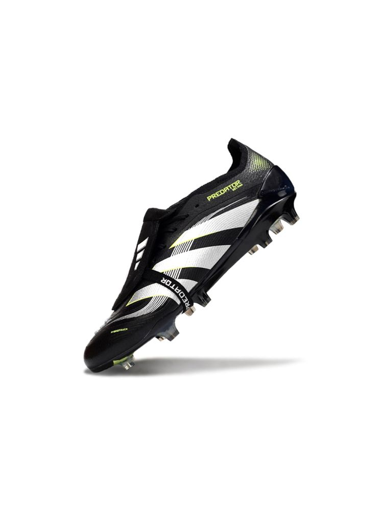2025 adidas Predator Elite Tongue FG Black White Volt