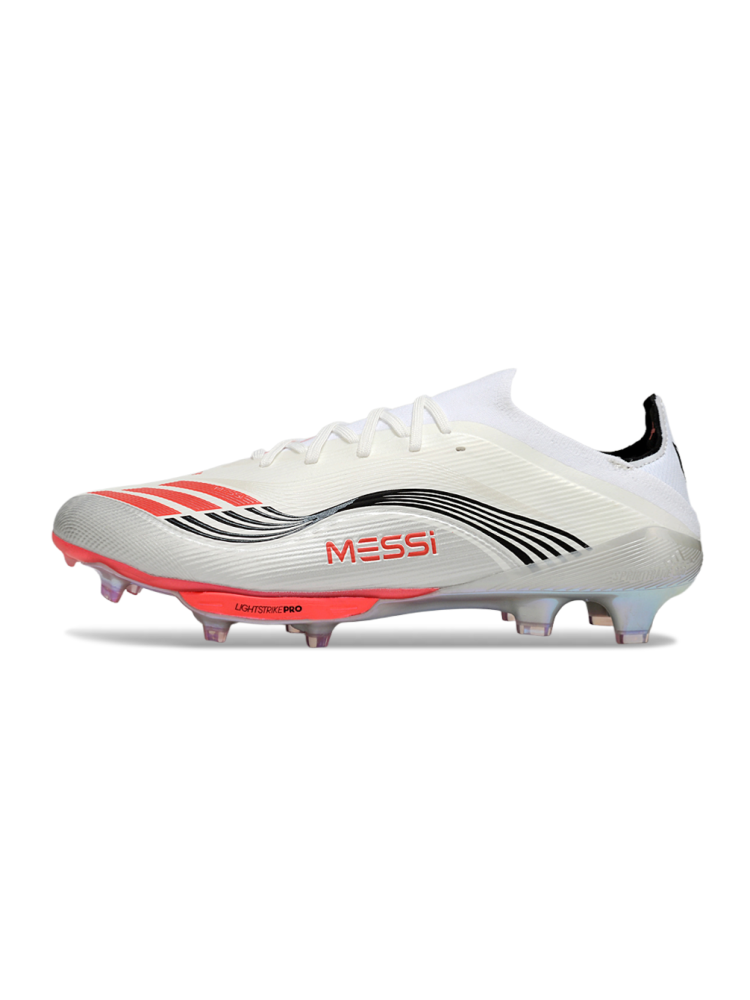 Adidas F50 Messi Elite FG Prestig10 - Footwear White Lucid Red Silver Metallic