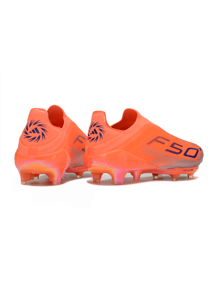 Adidas F50 Elite Laceless FG Beam Orange Lucid Blue