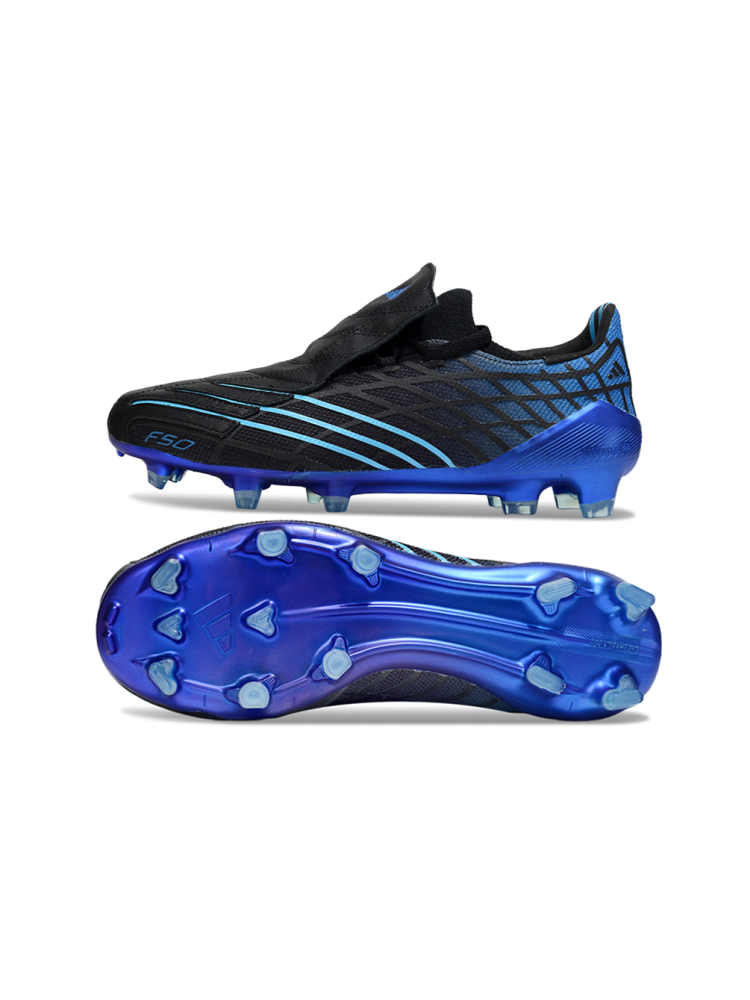 Adidas F50 Elite FG Spider Black Blue