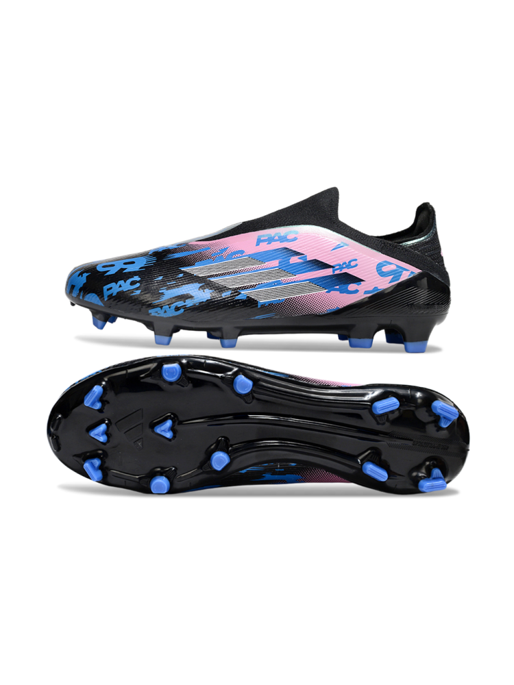 Adidas F50 Elite Laceless FG Pink Black Blue