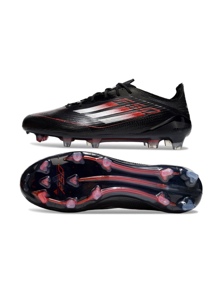 adidas F50 Elite FG Black Iron metallic Lucid Red