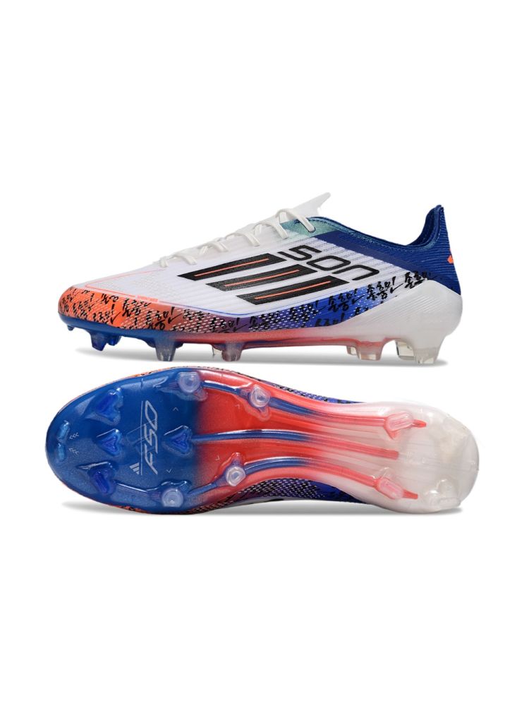 adidas F50 Elite FG White Red Blue