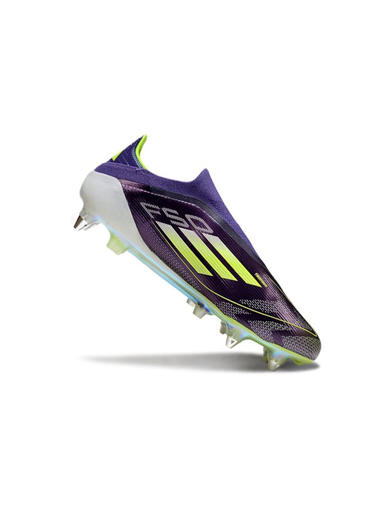 adidas F50 Elite Laceless SG Unity Purple White Lucid Lemon