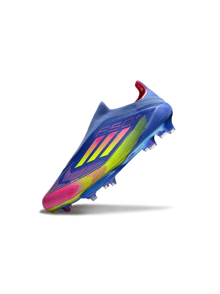 adidas F50 LightStrike Elite Laceless FG Blue Fusion Lucid Lemon Lucid Pink