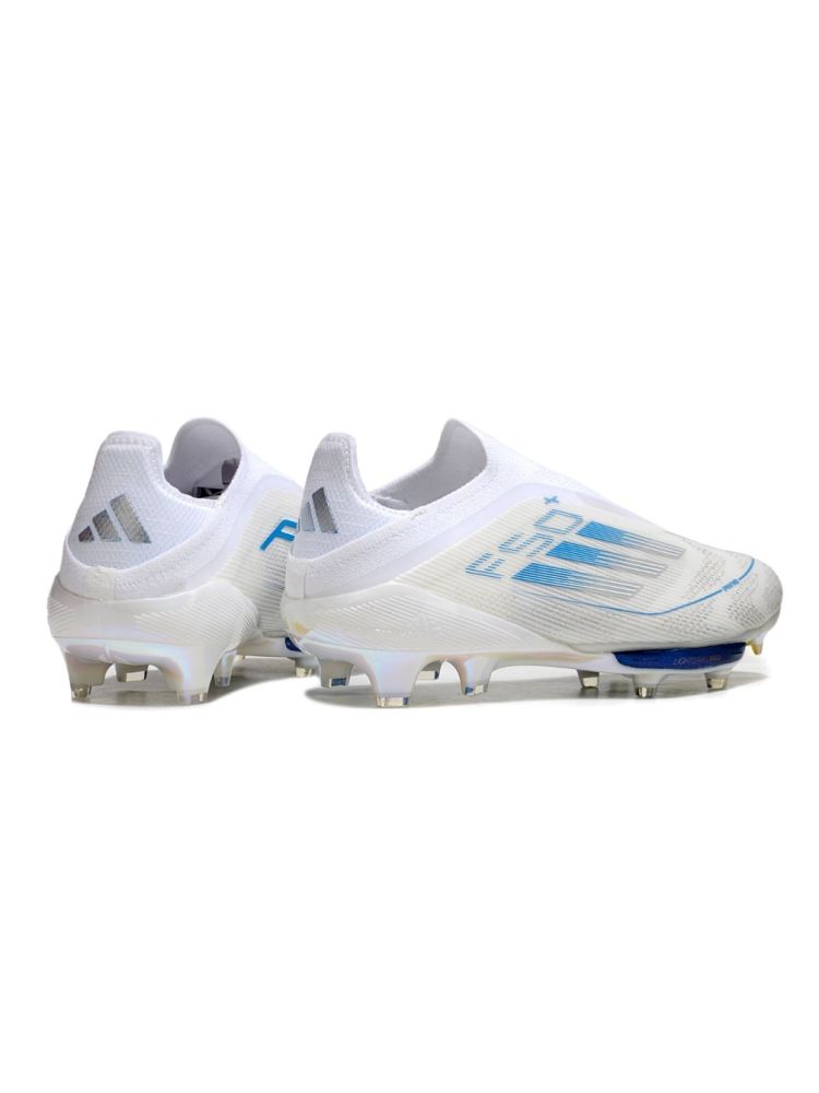 adidas F50 LightStrike Elite Laceless FG White Pearl Metallic White
