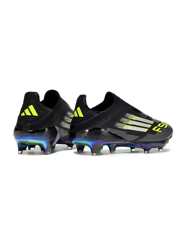 adidas F50+ Elite LightStrike FG Black Silver Volt
