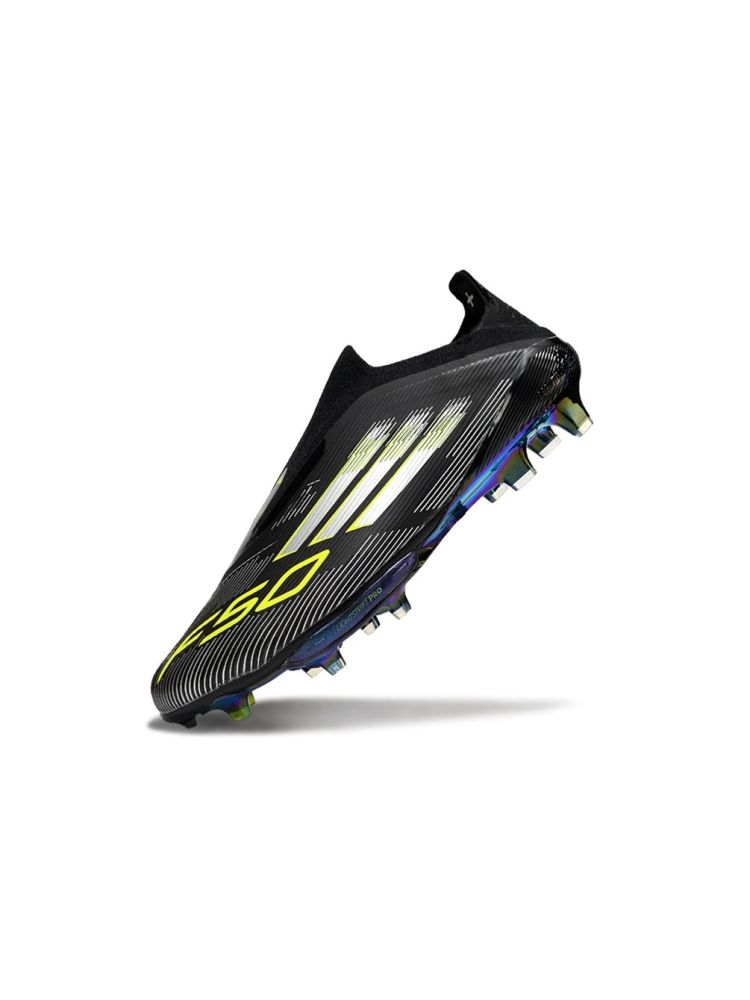 adidas F50+ Elite LightStrike FG Black Silver Volt