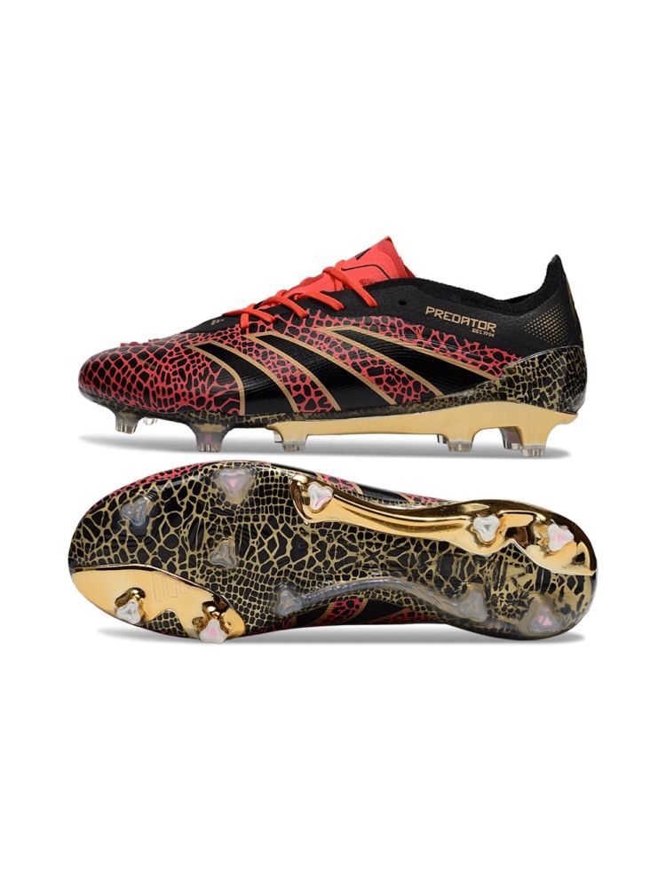 adidas Predator Elite FG - Lucid Red/Gold Metallic/Black