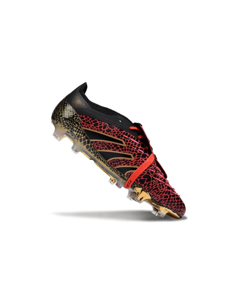 adidas Predator Elite Tongue FG - Lucid Red/Gold Metallic/Black