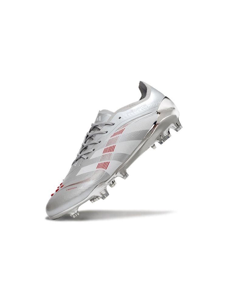 adidas Predator Elite x Bellingham FG - Silver Metallic/Legacy Burgundy/Maroon