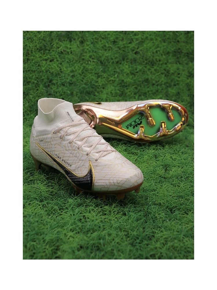Nike Air Zoom Mercurial Superfly 9 Elite FG United Golden