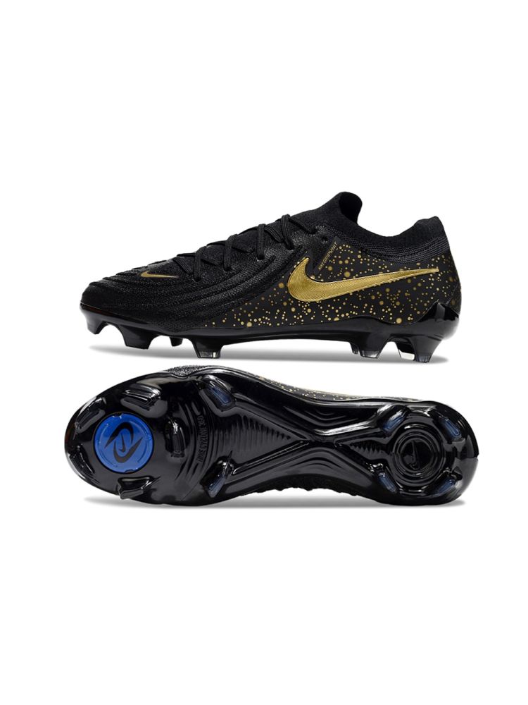 Nike Phantom GX II Elite FG Black Metallic Vivid Gold