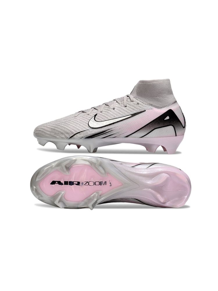 Nike Air Zoom Mercurial Superfly 10 Elite MDS FG Metallic Silver Black