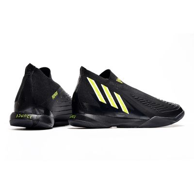 Adidas Predator Edge+ IN 22-23 Black Pack Football Boots