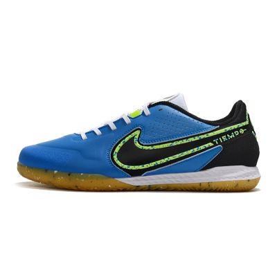 Nike React Tiempo Legend 9 Pro IC Photo Blue Black Lime Glow