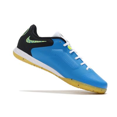 Nike React Tiempo Legend 9 Pro IC Photo Blue Black Lime Glow